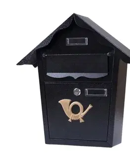 Poštová oceľová schránka Raven, antracitová