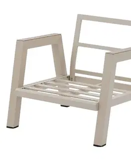 DEOKORK Hliníkové kreslo HELIOS (ivory)