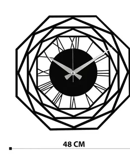 Dekoratívne kovové nástenné hodiny Enzoclock - S012