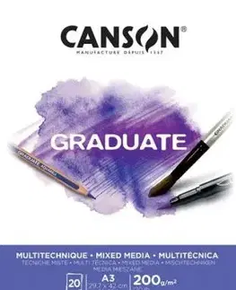 Canson Graduate Mix Media white 200 g 20 listov A3