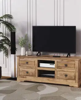 TV stolík Guru 150x60x45 indický masív mango