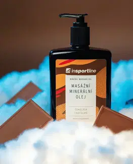 inSPORTline Masážny minerálny olej čokoláda 500 ml