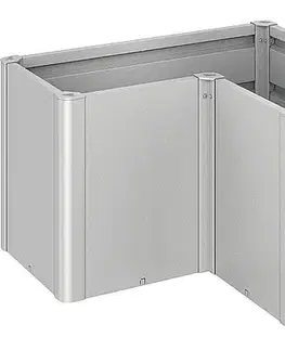 Biohort Hrantík BIOHORT Belvedere L 103 x 103 x 61 cm (strieborná metalíza)