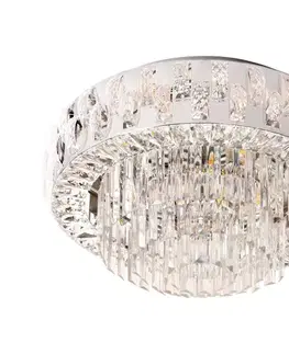 BRILAGI - Stropné svietidlo AURELIA 5xE14/40W/230V priemer 50 cm lesklý chróm BRSL61033CH