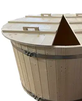 DEOKORK Drevená kaďa bez vložky Hot tub (900L)