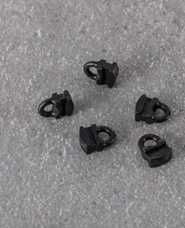 Dekoria Posuvník s okom na stropnú lištu Premium čierny, 1x  0,5 x 1,5 cm