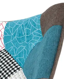 Hojdacie kreslo PW2, patchwork