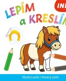 Lepím a kreslím - Modrý sešit / Modrý zošit (CZ/SK vydanie)