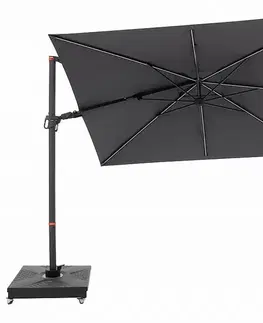 Slnečník výkyvný Doppler myZone 220 x 300 cm LED (rôzne farby) 816 oranžová