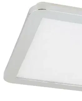 Minimalistické stropné svietidlo do kúpeľne NEXIT – strieborný chróm 40 cm – LED 3000K 24W IP44 stmievateľné stropné svietidlo
