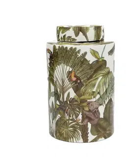 Dekoria Váza Jungle 24 cm, 15 x 15 x 24 cm