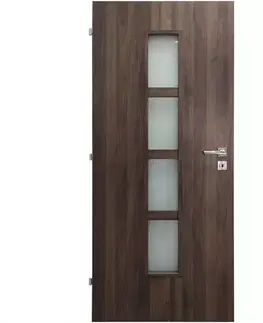 Vnútorné dvere Arte 4*4 60L tmavý colum 363