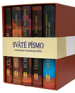 Komplet 5ks Sväté písmo s komentármi Jeruzalemskej Biblie