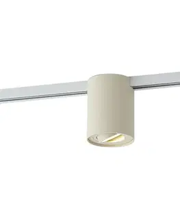 Moderný béžový reflektor pre 1-fázový koľajnicový systém - Iconic Rondoo Up