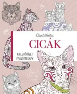 Kifestőfüzet felnőtteknek - Csodálatos cicák