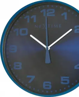 Hodiny Nextime 3053bl Dash Blue 35cm