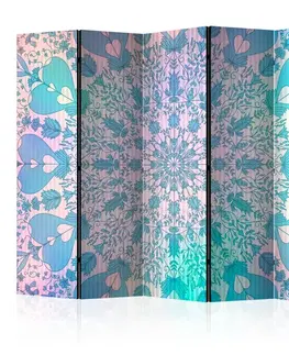 Paraván Girly Mandala (Blue) Dekorhome