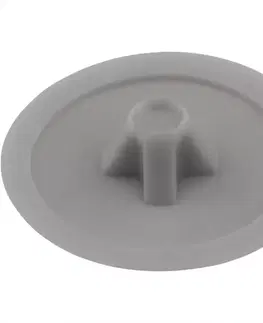 Plastová krytka 12 mm sivá 40 ks