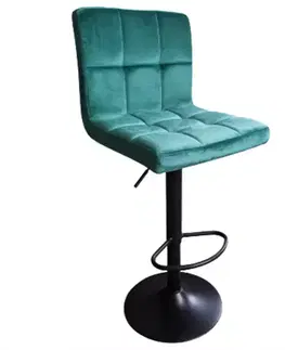Barová stolička Delta Lr-7142b  8167-25 Tmavozelený