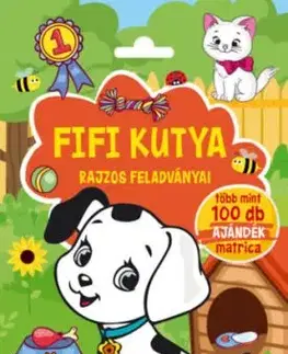 Fifi kutya rajzos feladványai - Több mint 100 db ajándék matrica