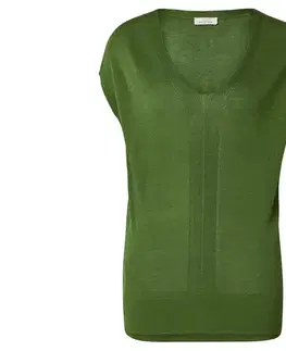 Ľahké úpletové tričko, zelené