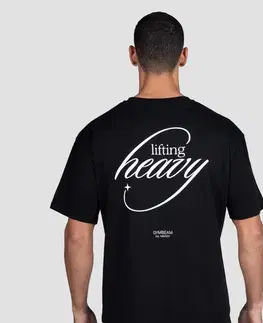 GymBeam Tričko Lifting Heavy Black  S