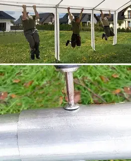 Skladový stan 3x6m biela KLASIK