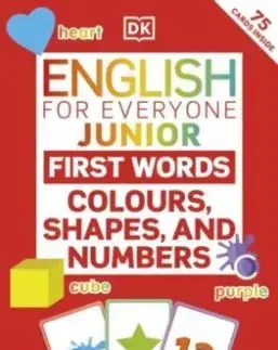 English for Everyone Junior First Words Colours, Shapes, and Numbers Flash Cards