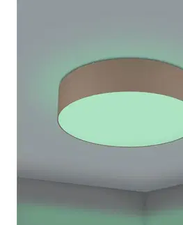 Eglo 31767 - LED RGBW stmievateľné stropné svietidlo ROMAO-Z LED/35W/230V pr. 57 cm taupe 31767