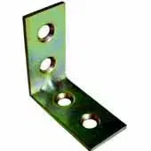 Kinekus Uholník kovový, 60x60x15mm, 4-diery, bal. 100ks