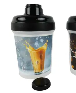 TVAR - Shaker plast 300ml / 450ml FRAPPE, rôzne motívy