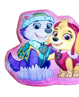3D mikroplyšový detský vankúšik Paw Patrol ružový Setino Tiahome