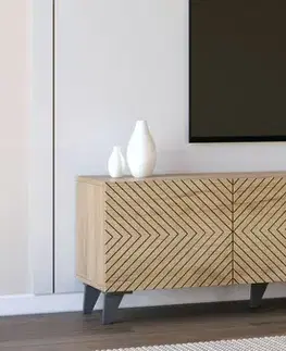 MOLLY 2 TV stolík, dub Artisan