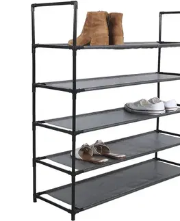KONDELA Madilo botník čierna