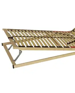 KONDELA Double Expert T5 polohovateľný lamelový rošt 80x200 cm prírodná