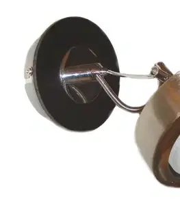 Nástenná lampa Earth GX53 Energo saténová/wenge