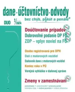 Dane účtovníctvo odvody 2 2024 - Podanie DP dobrovoľne