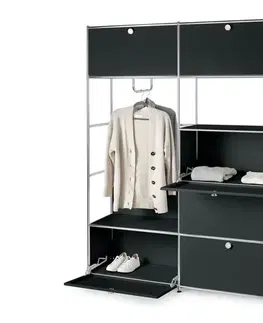 Kovový skriňový systém »CN3«, čierny