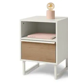 Nočný stolík »LEEG« s 1 zásuvkou
