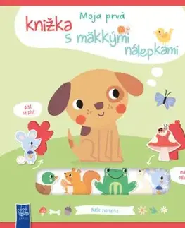 Moja prvá knižka s mäkkými nálepkami - Naše zvieratká