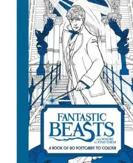 Fantastic Beasts and Where to Find Them: A Book of 20 Postcards to Colour