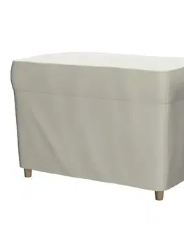 Dekoria Poťah na podnožku Strandmon, OffWhite, 60 x 42 x 41 cm , Velvet, 704-10