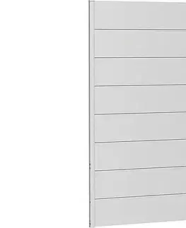 Biohort Zástena na ochranu súkromia BIOHORT - výška 182 cm (strieborná metalíza) 96 × 182 × 4,4 cm