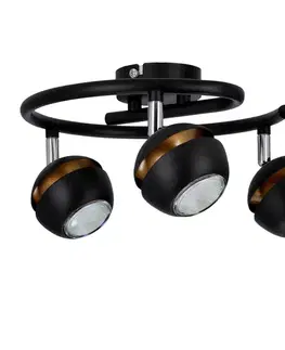 LED žiarovka Boni špirálová 3x3W gu10 čierna