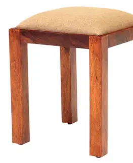 Taburet Rami s poťahom 40x45x40 indický masív palisander