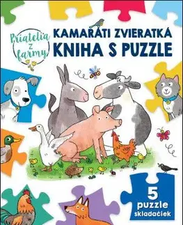 Kamaráti zvieratká kniha s puzzle: Priatelia z farmy - Sebastien Braun