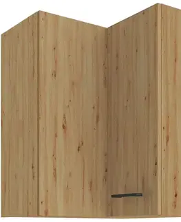 Skrinka do kuchyne MODENA čierna/dub ARTISAN 60X60 GN-72 2F (90°)