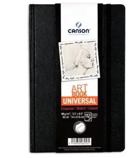 CANSON Art Book UNIVERSAL 96g, 112 listov, 14x21,6cm, knižná väzba