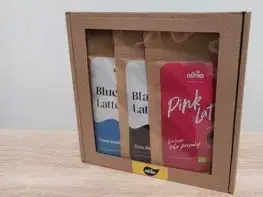 Nu3o Darčekové balenie Pink latte, blue latte, black latte,