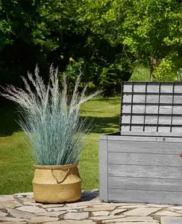 Záhradný úložný box D8981 sivá Dekorhome